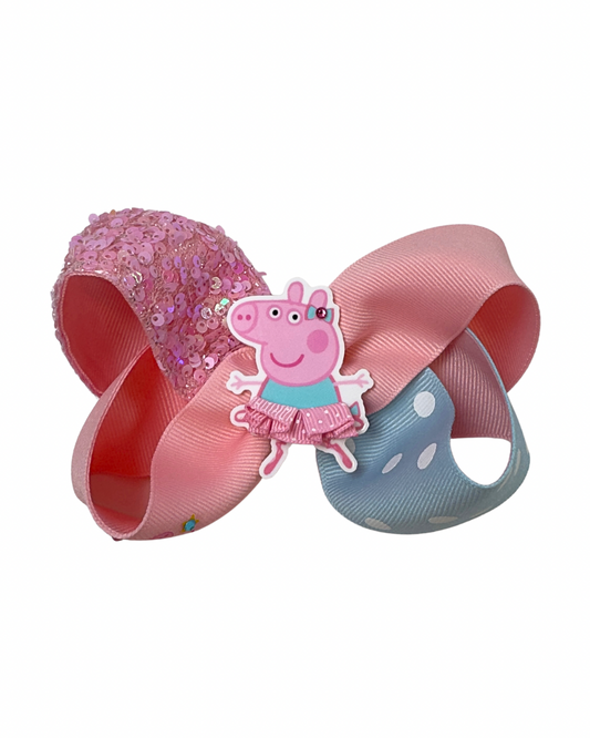 Boutique Peppa Hair Bow