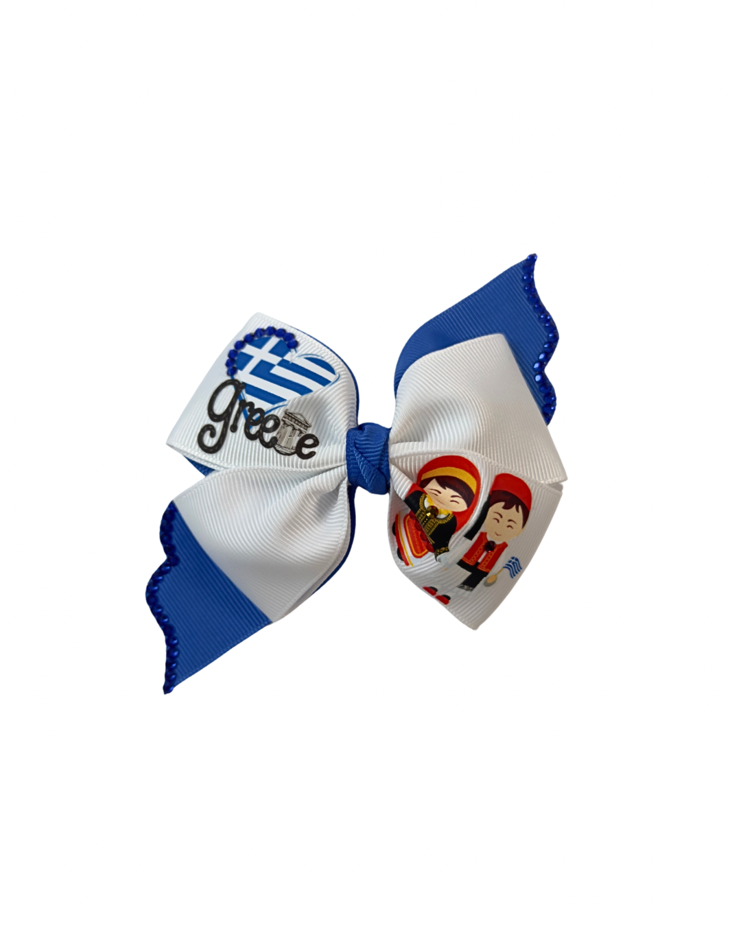 Greece Hair Bow (Greek)