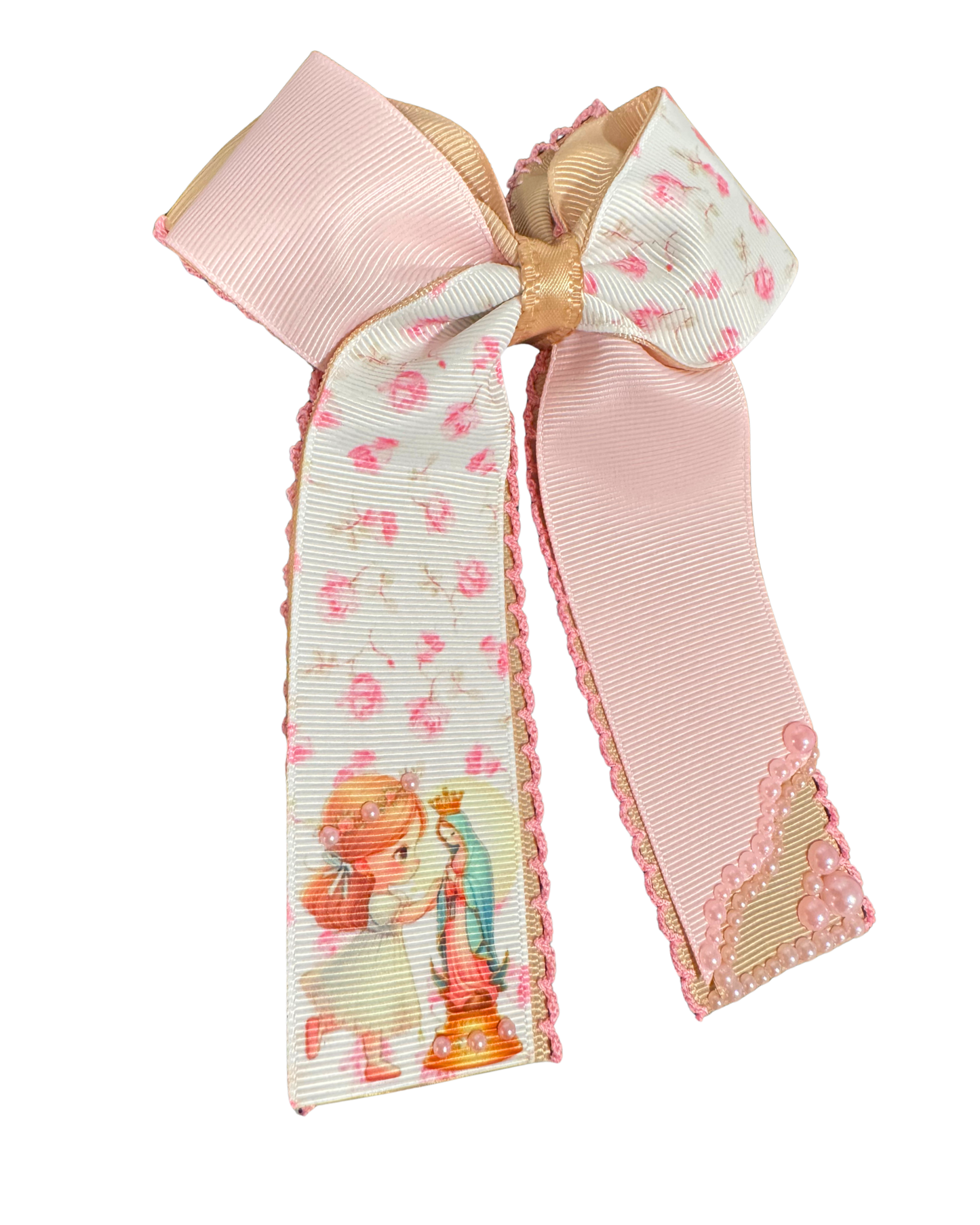 Mini Guadalupe Hair Bow