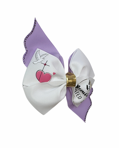 Christian Hair Bow (He is Risen)
