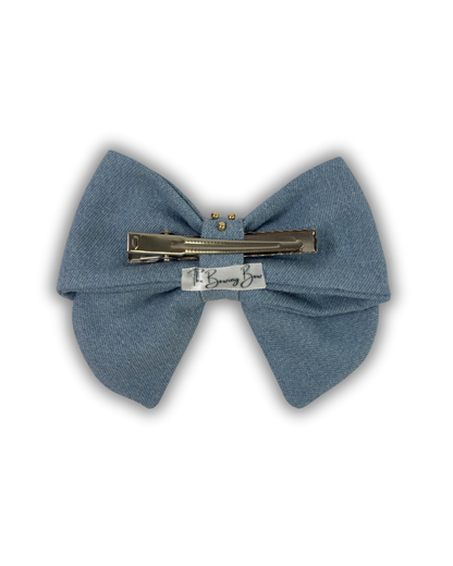 Garden Denim Bow