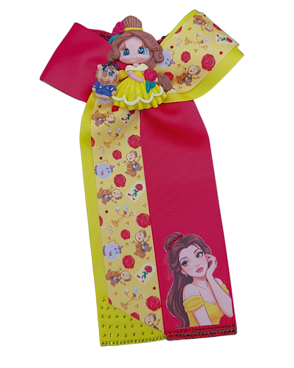 Enchanted Belle and Beast Hair Bow