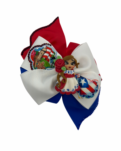 Puerto Rico Hair Bow