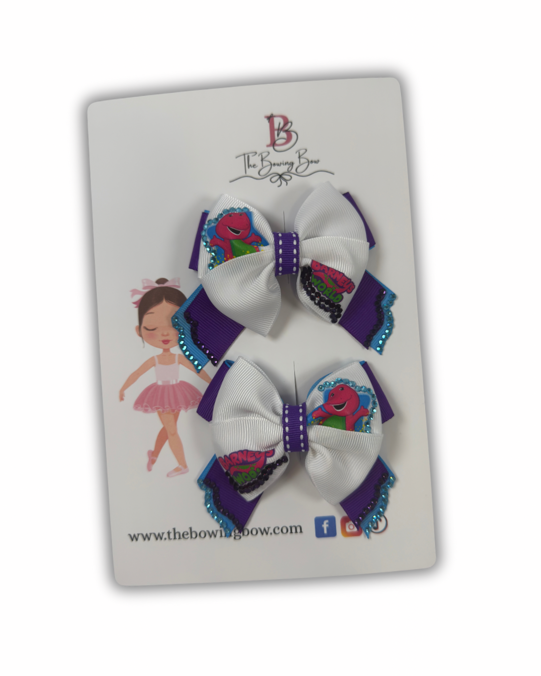 Theme hair bows customized