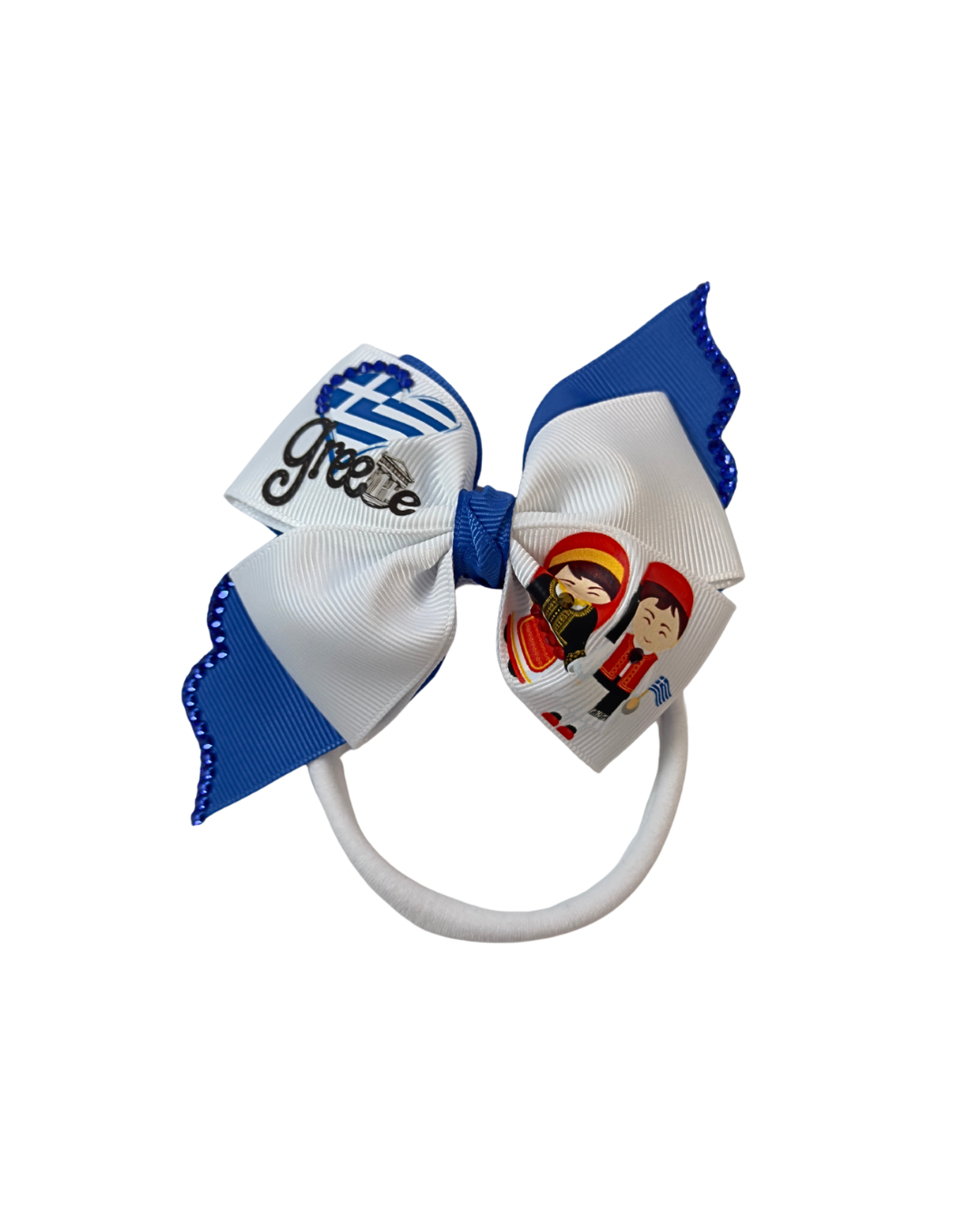Greece Hair Bow (Greek)