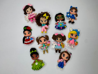 Clay Doll Hair Bows (Customizable)
