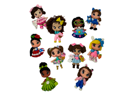 Clay Doll Hair Bows (Customizable)
