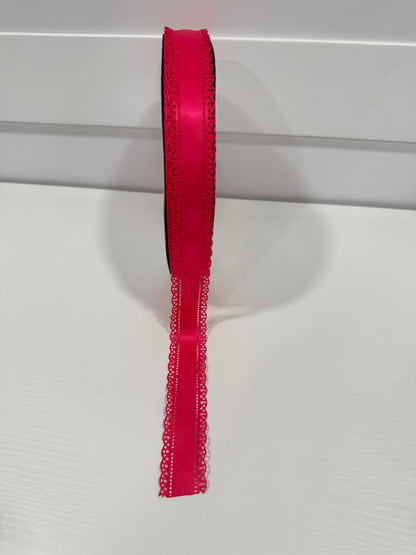 Scallop Edge 1.5 IN Satin Ribbon