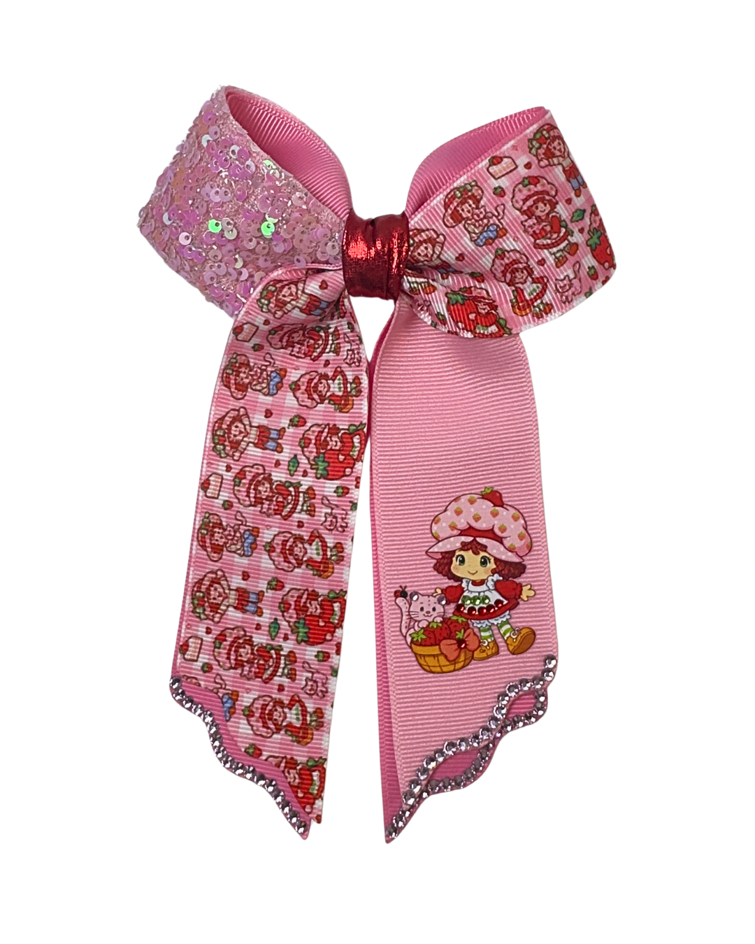 Strawberry Pie Hair Bow