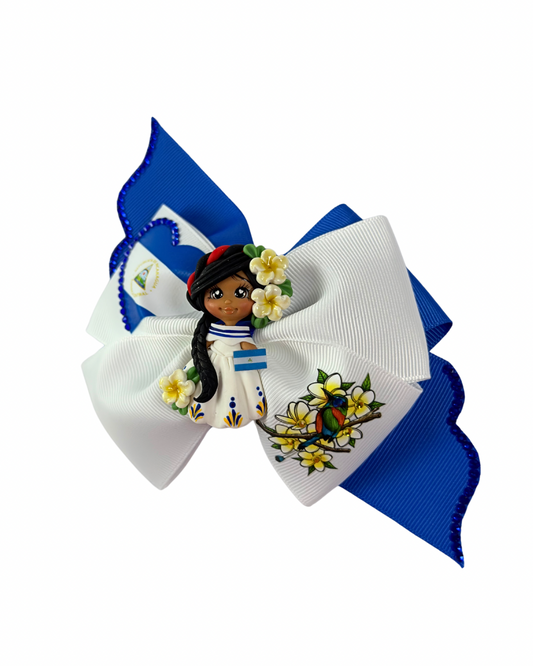 Nicaragua Hair Bow Clay Doll 2nd Edition