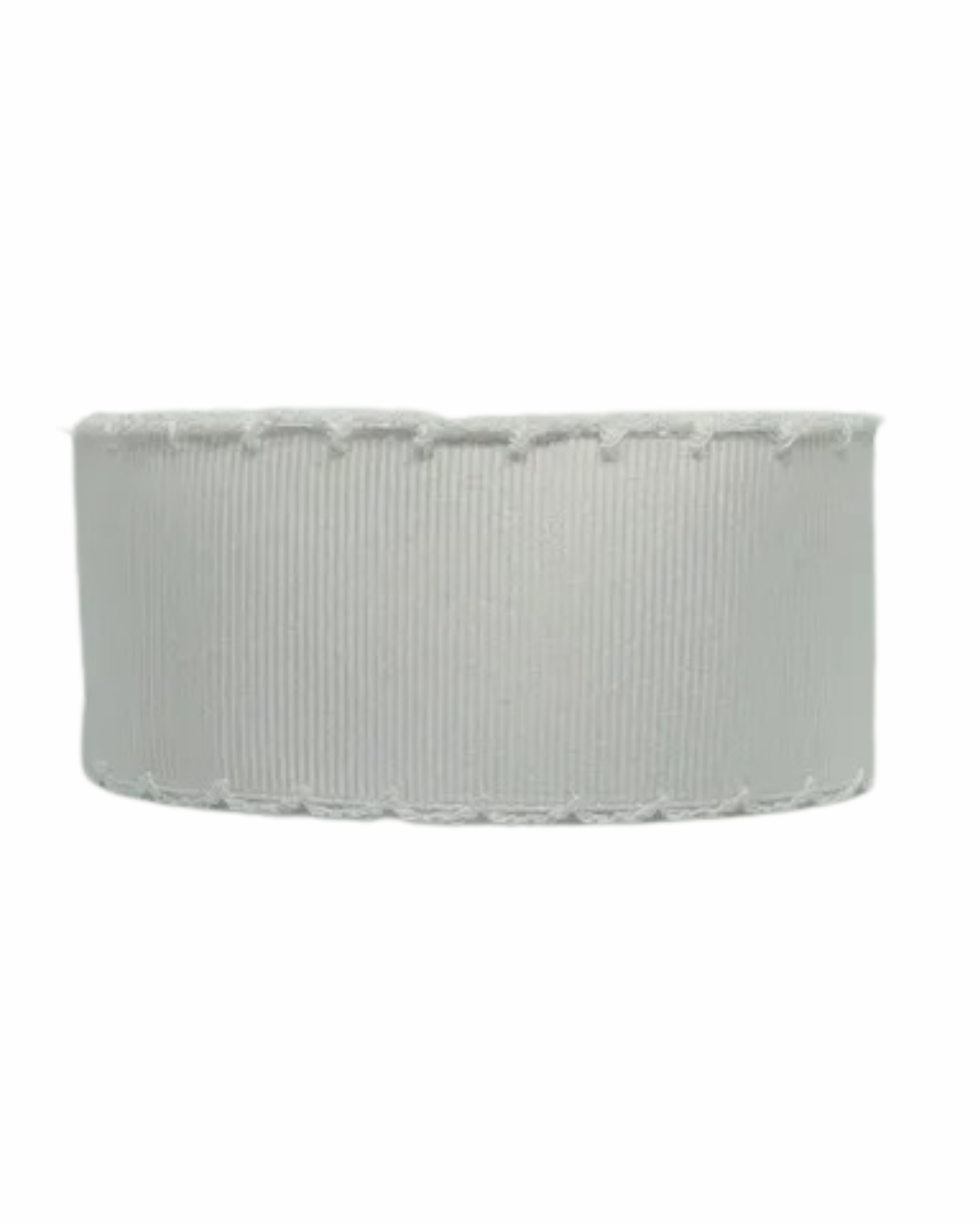 White Moonstitch with white edge ribbon