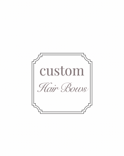 Custom Hair Bows