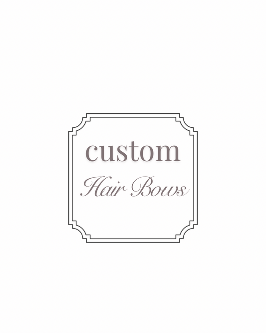 Custom Hair Bows