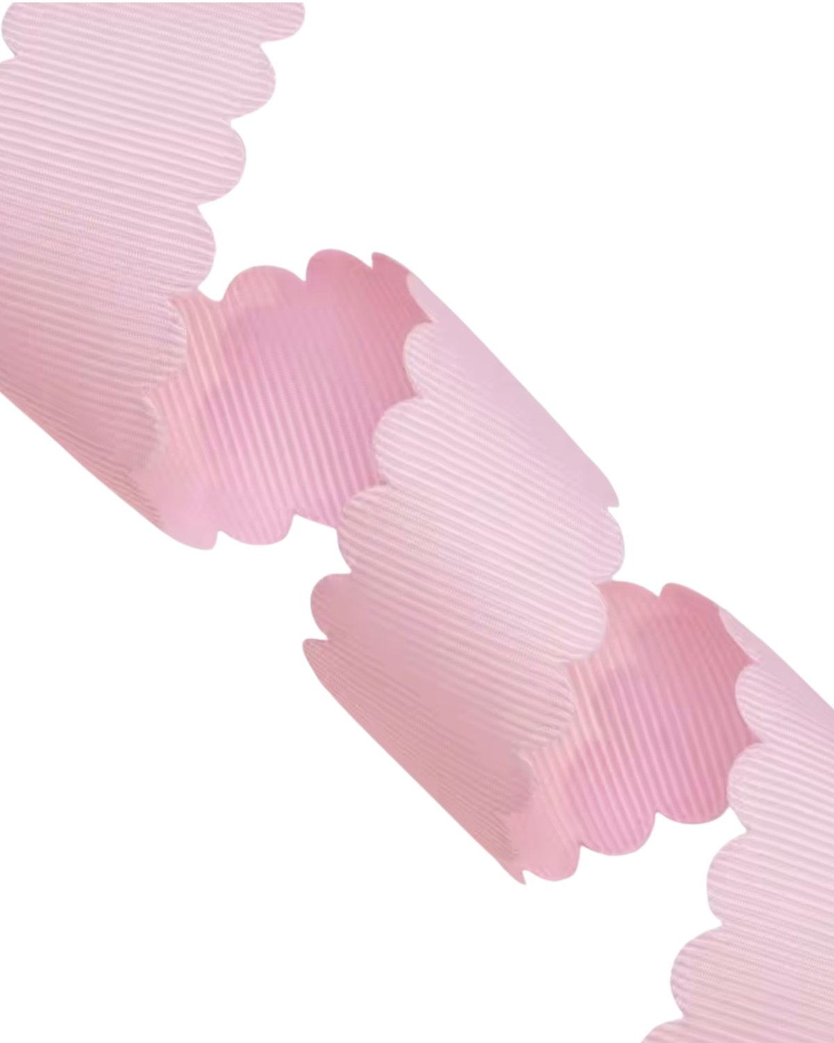 Scalloped pink wavy Edge