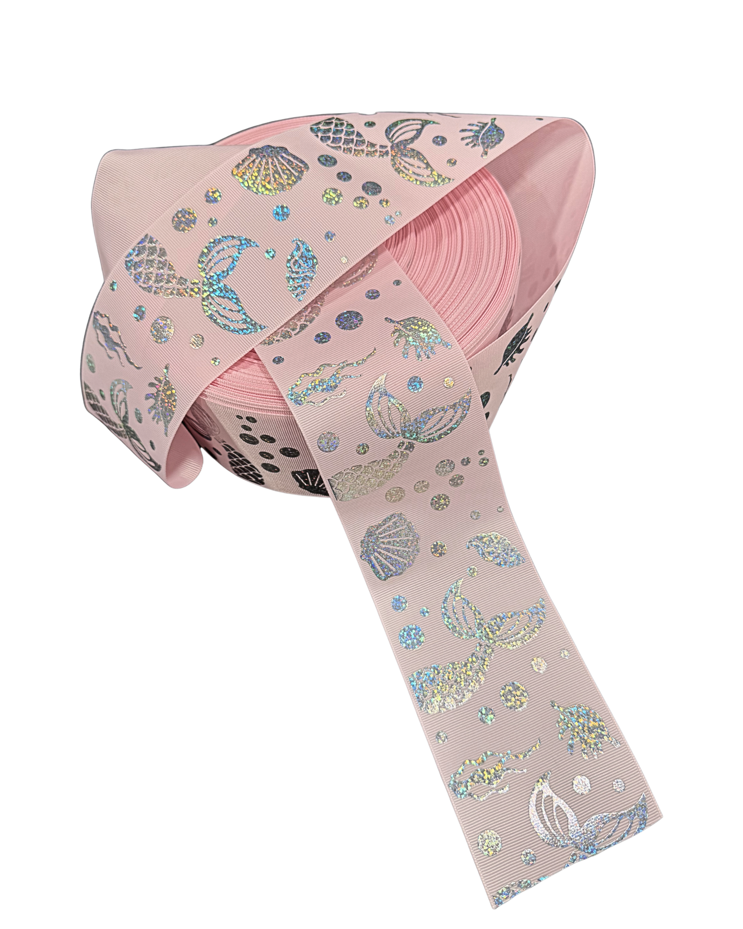 Holographic 3 in grossgrain Ribbon