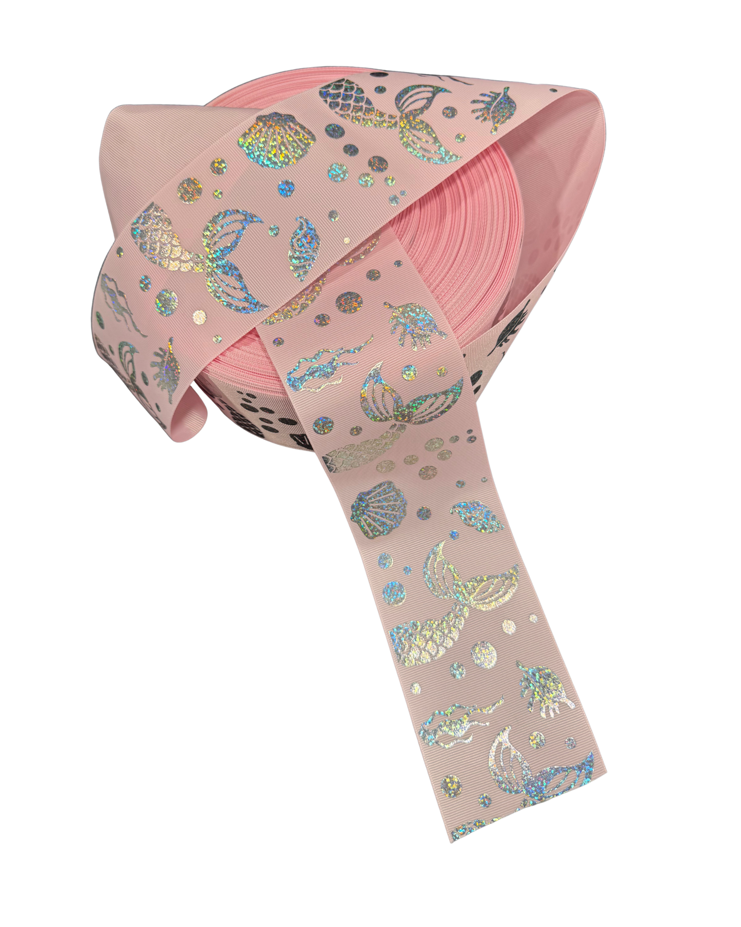 Holographic 3 in grossgrain Ribbon