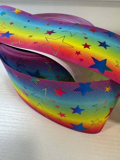 Holographic 3 in grossgrain Ribbon