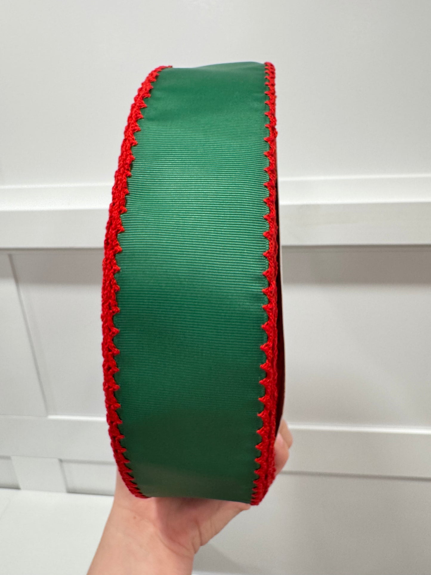Moonstitch Ribbon Forest Green 2.25 IN (#587/#250)