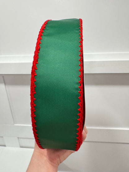 Moonstitch Ribbon Forest Green 2.25 IN (#587/#250)