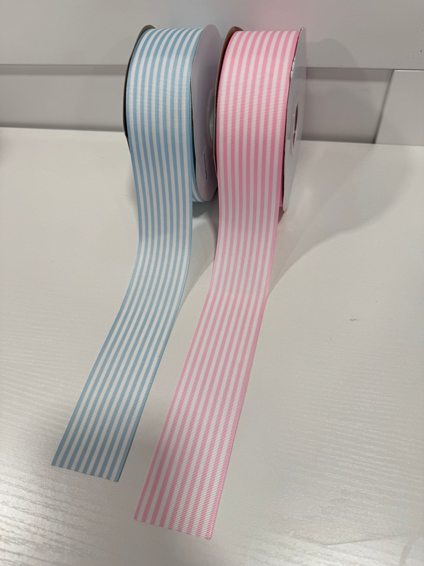 Printed Ribbon 2 IN Pastel Candy Stripe