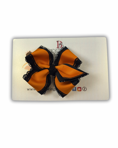 Orange Black Leave