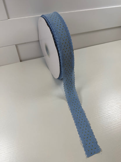 Scalloped edge french Blue (332)