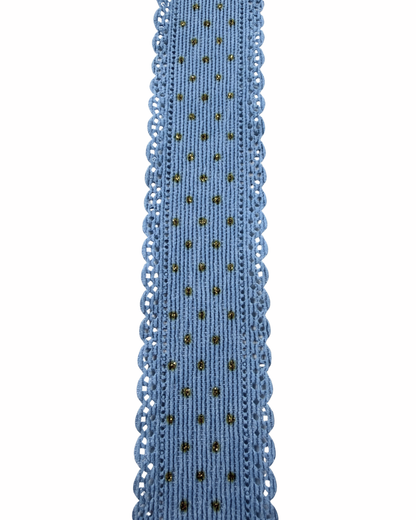 Scalloped edge french Blue (332)