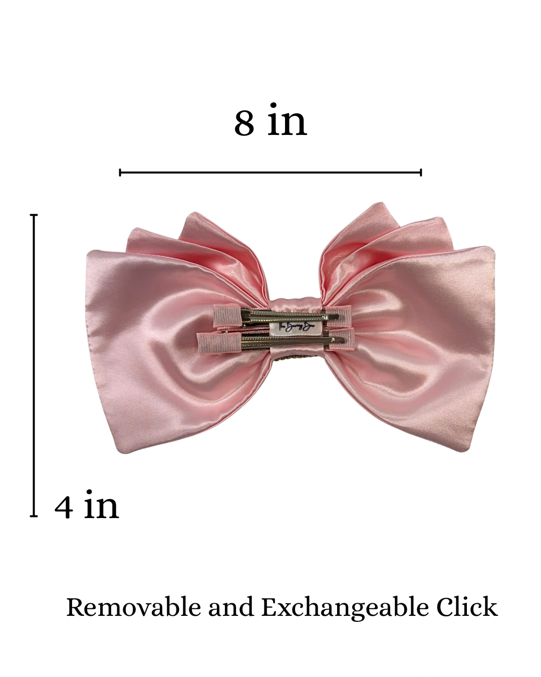 Ballerina Gold Rhinestones Hair Bow