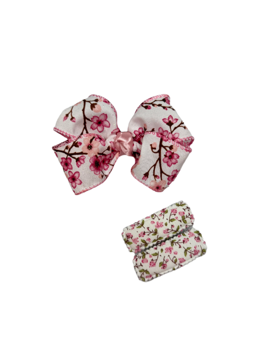 Cherry Blossom Harmony Hair Bow Set