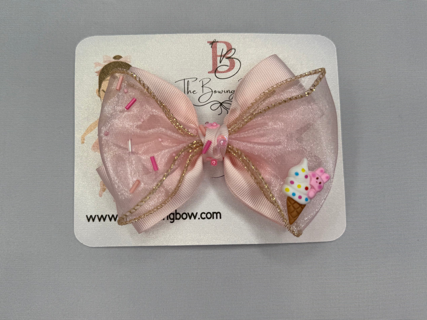 Ice Cream Delight Hair Bow