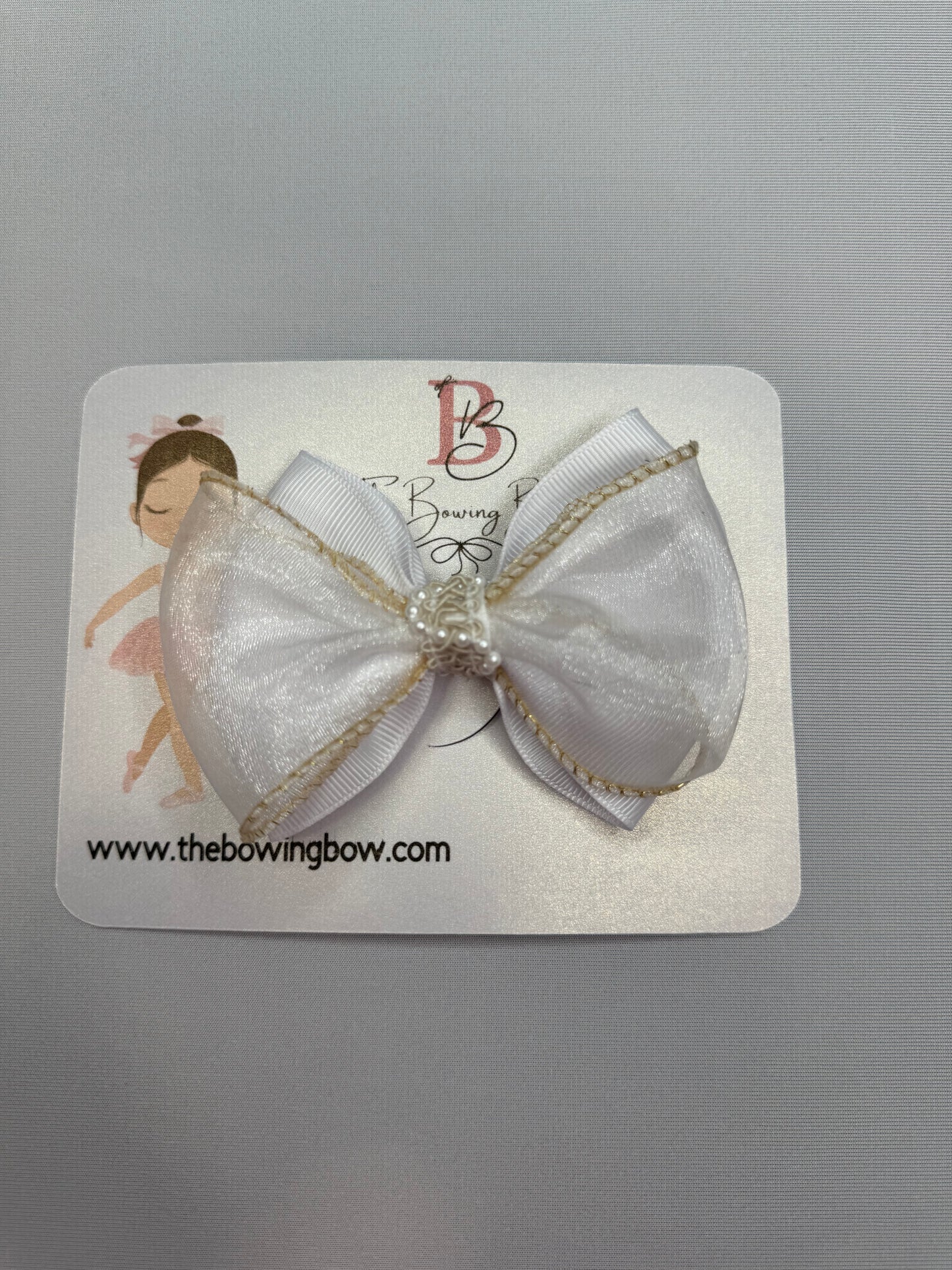 Pearl Elegance Hair Bow