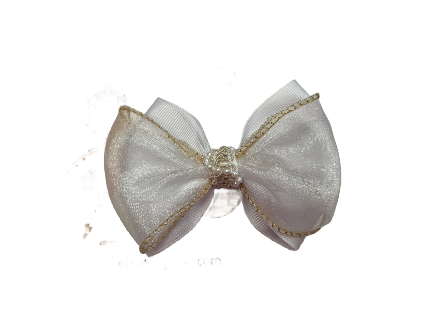 Pearl Elegance Hair Bow