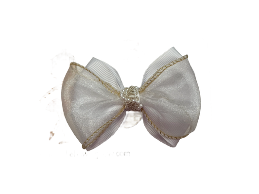 Pearl Elegance Hair Bow