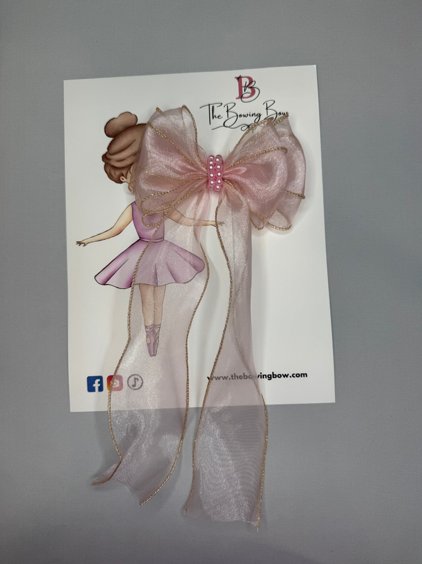 Ballet Blossom Hair Bow