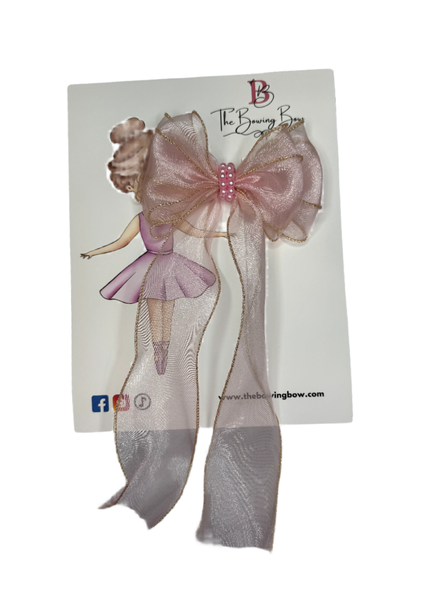 Ballet Blossom Hair Bow