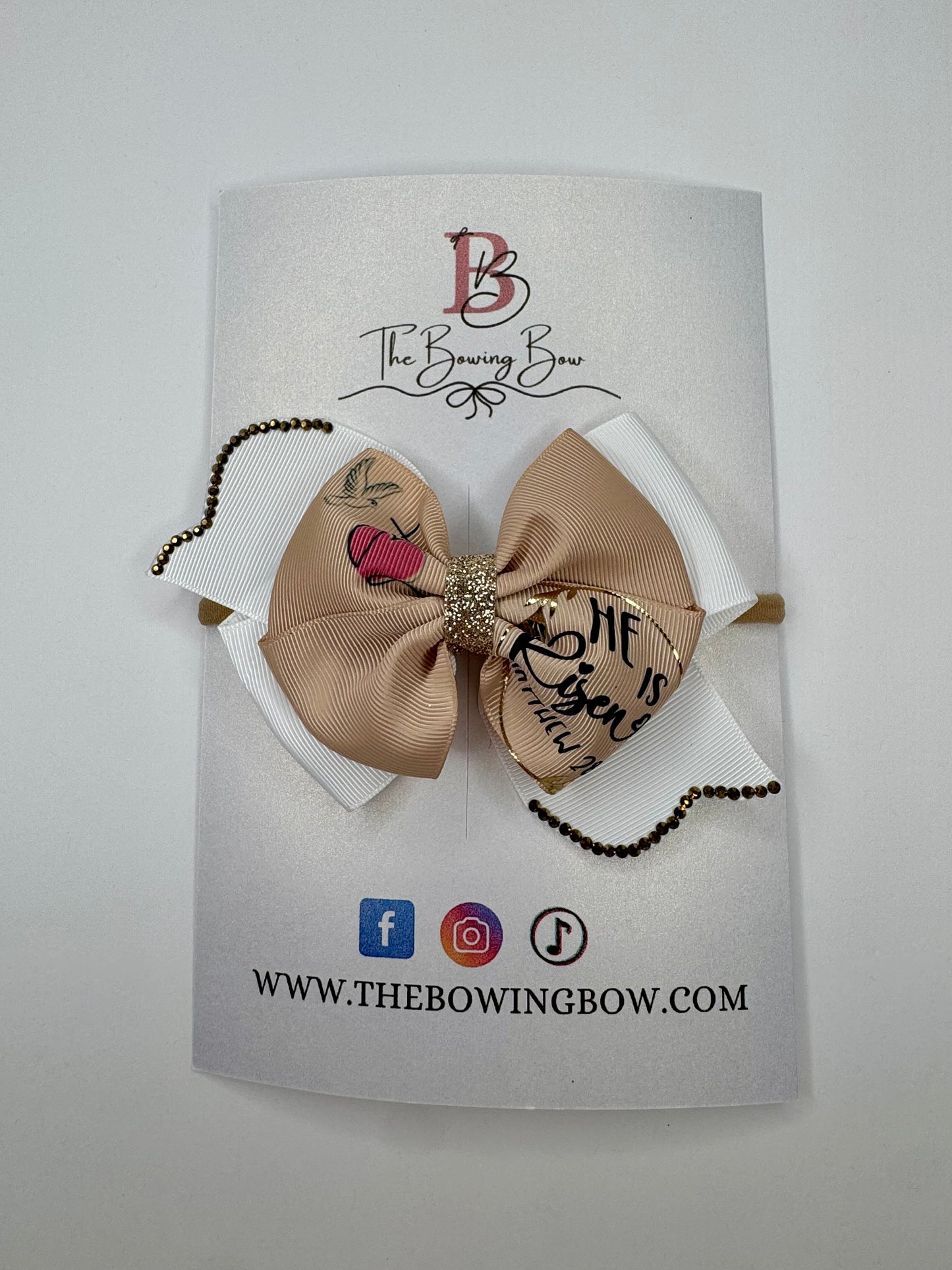 Christian Inspirational Hair Bow