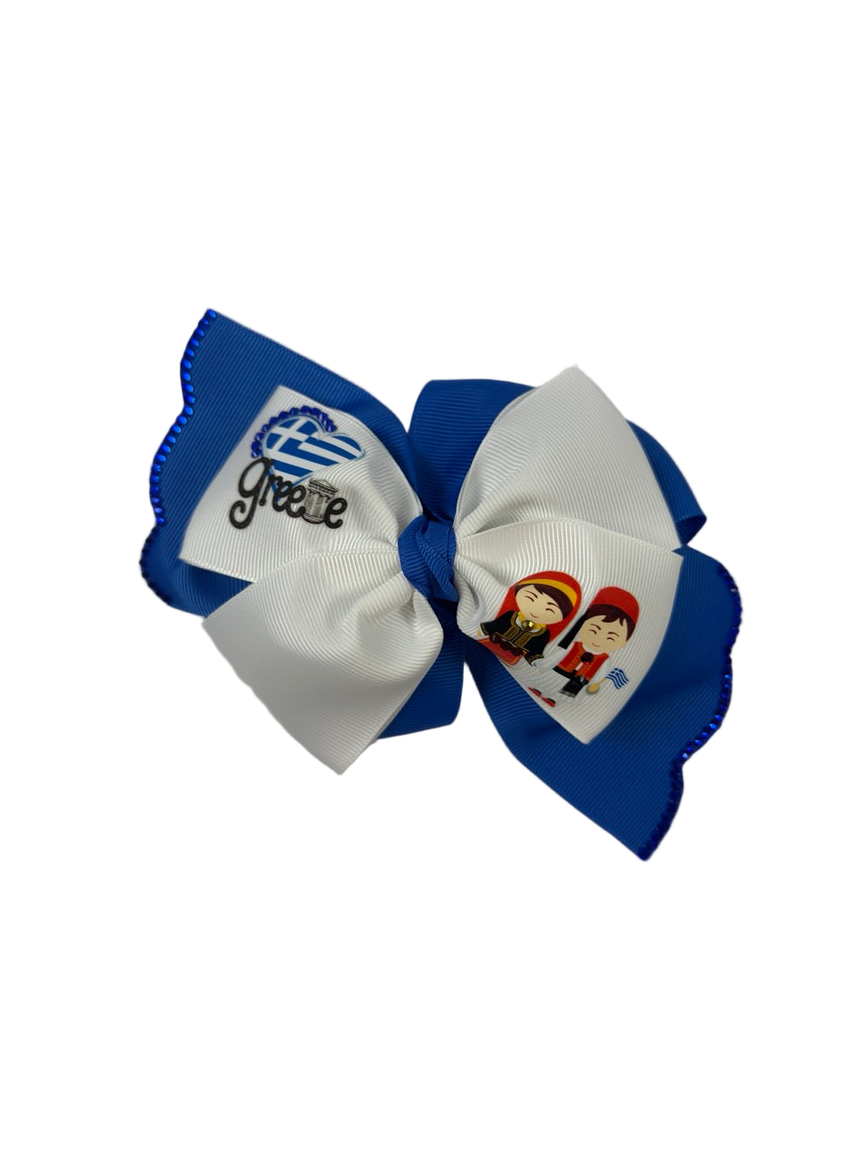 Greece Hair Bow (Greek)