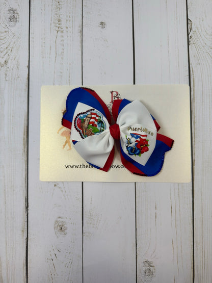 Puerto Rico Hair Bow