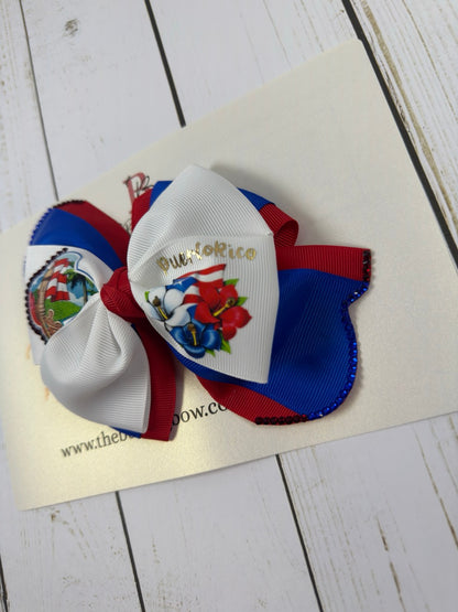 Puerto Rico Hair Bow