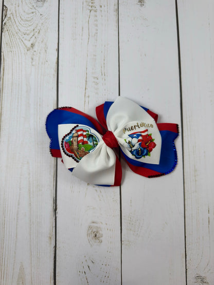 Puerto Rico Hair Bow