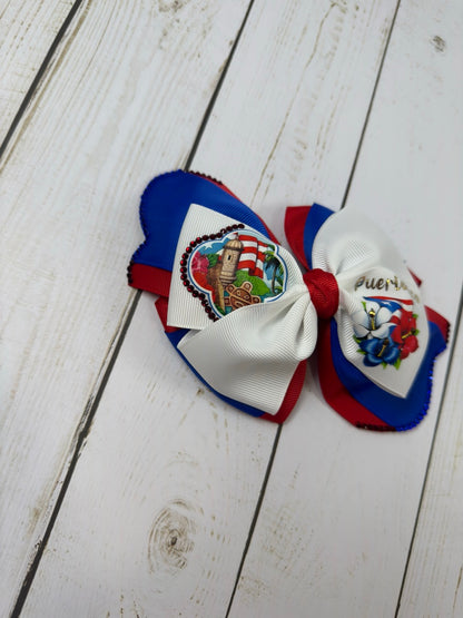 Puerto Rico Hair Bow