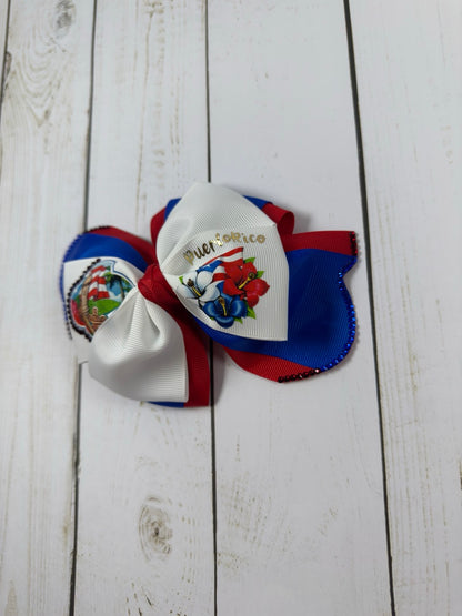 Puerto Rico Hair Bow