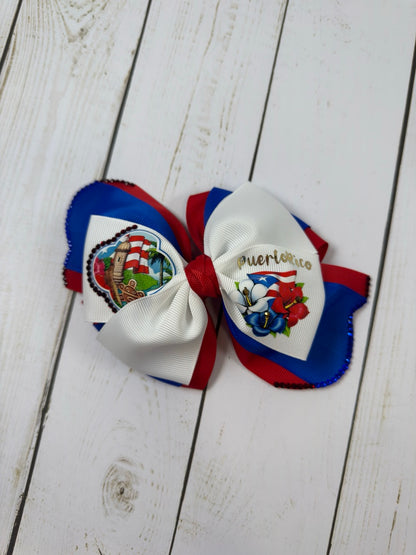 Puerto Rico Hair Bow