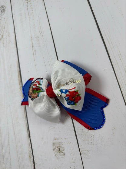 Puerto Rico Hair Bow