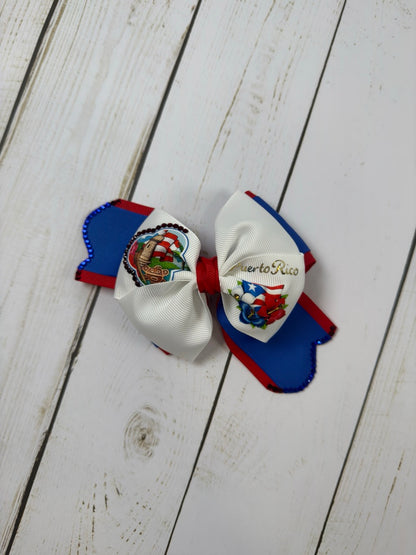 Puerto Rico Hair Bow