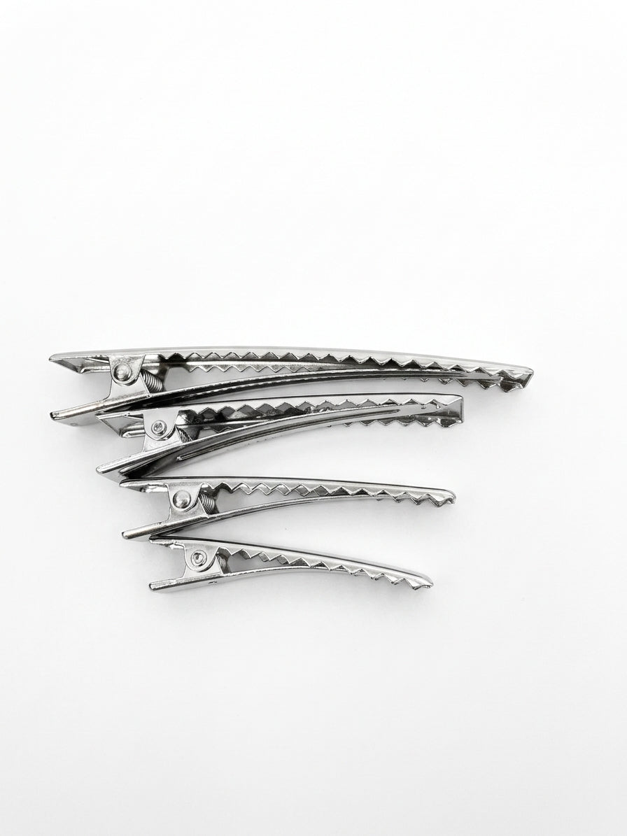 Extra Strong Hair Alligator Clips (Mix Sizes, 60 pcs) by The Bowing Bow