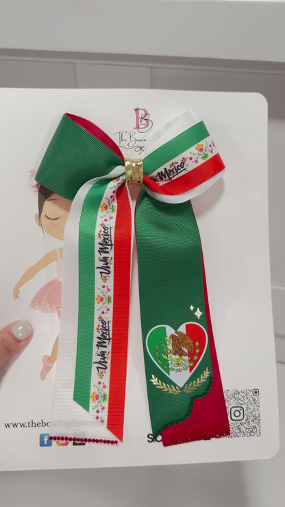 Mexican Hair Bow - Viva Mexico Edition