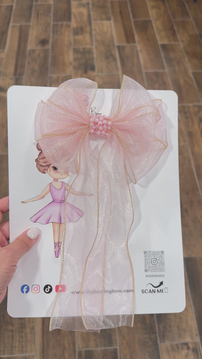 Ballet Blossom Hair Bow