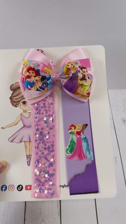 Princesses and Sparkles Bows