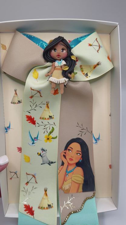 Indian princess Hair Bow